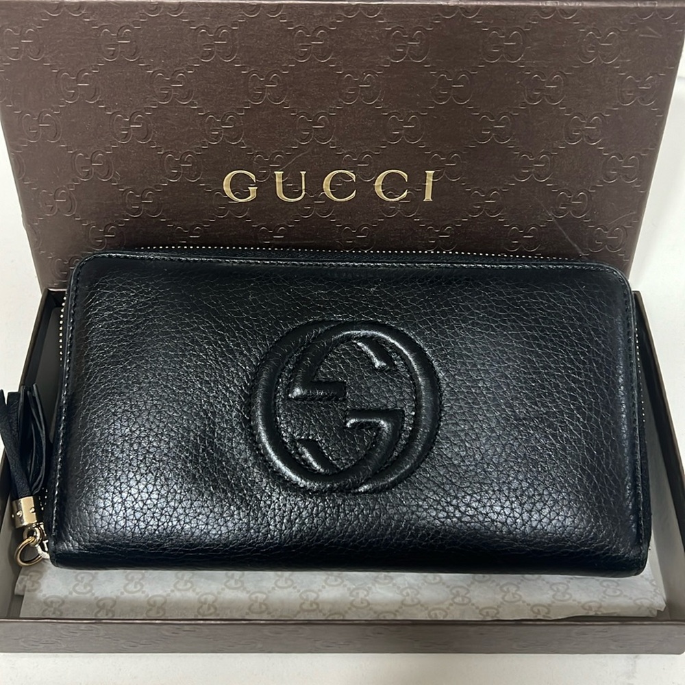 Gucci soho disco zip wallet